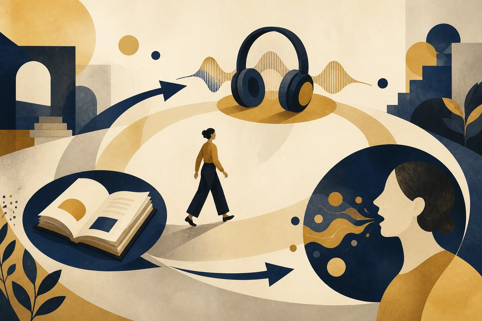 Como eu aprenderia inglês hoje com o Ciclo Texto–Áudio–Voz